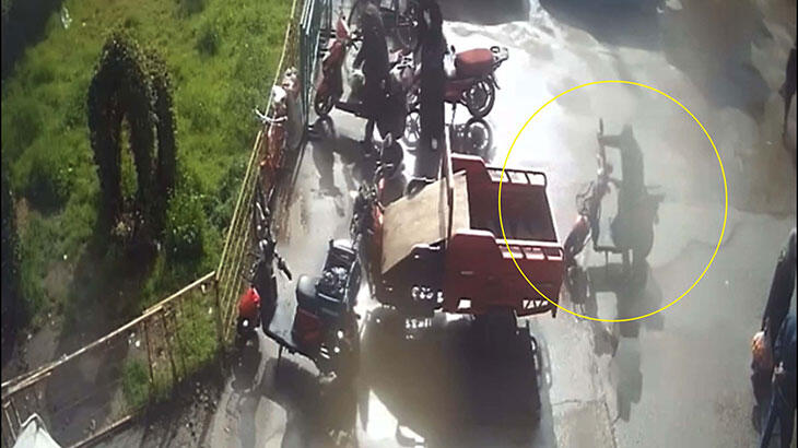 15 dakika uzaklaştı! Gerçeği güvenlik kamerasından öğrendi