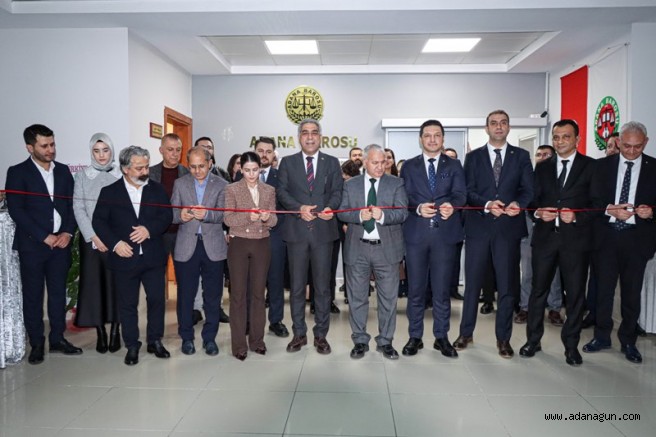 “ADANA BAROSU CEYHAN ADLİYESİ AVUKATLAR ODASI”NIN AÇILIŞI GERÇEKLEŞTİRİLDİ
