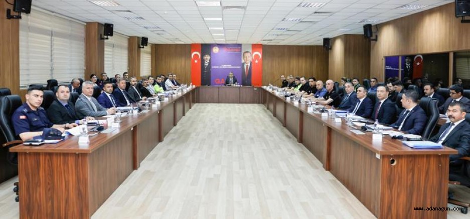 Adana’da Genişletilmiş Güvenlik ve Asayiş Toplantısı düzenlendi