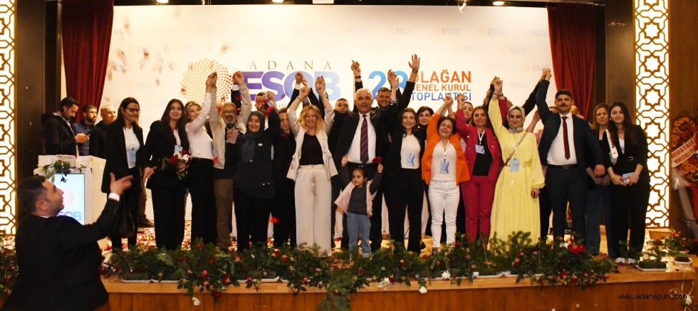 Adana  ESOB'Da Niyazi Göğer güven tazeledi