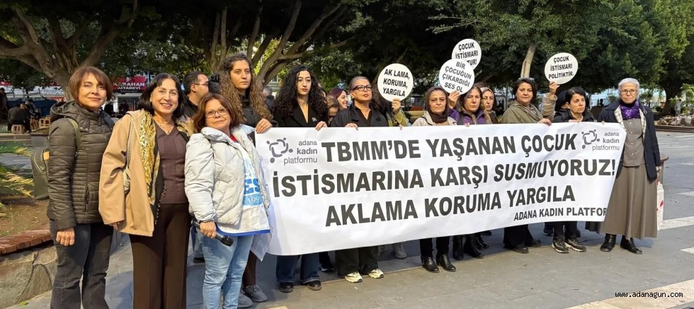 Adana Kadın Platformu’ndan Çocuk İstismarı ve Epstein Tepkisi