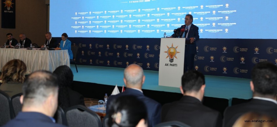 AK Parti Genel Merkez Siyasi ve Hukuki İşler Başkanlığı Akdeniz Bölge Toplantısı Adana’da gerçekleştirildi