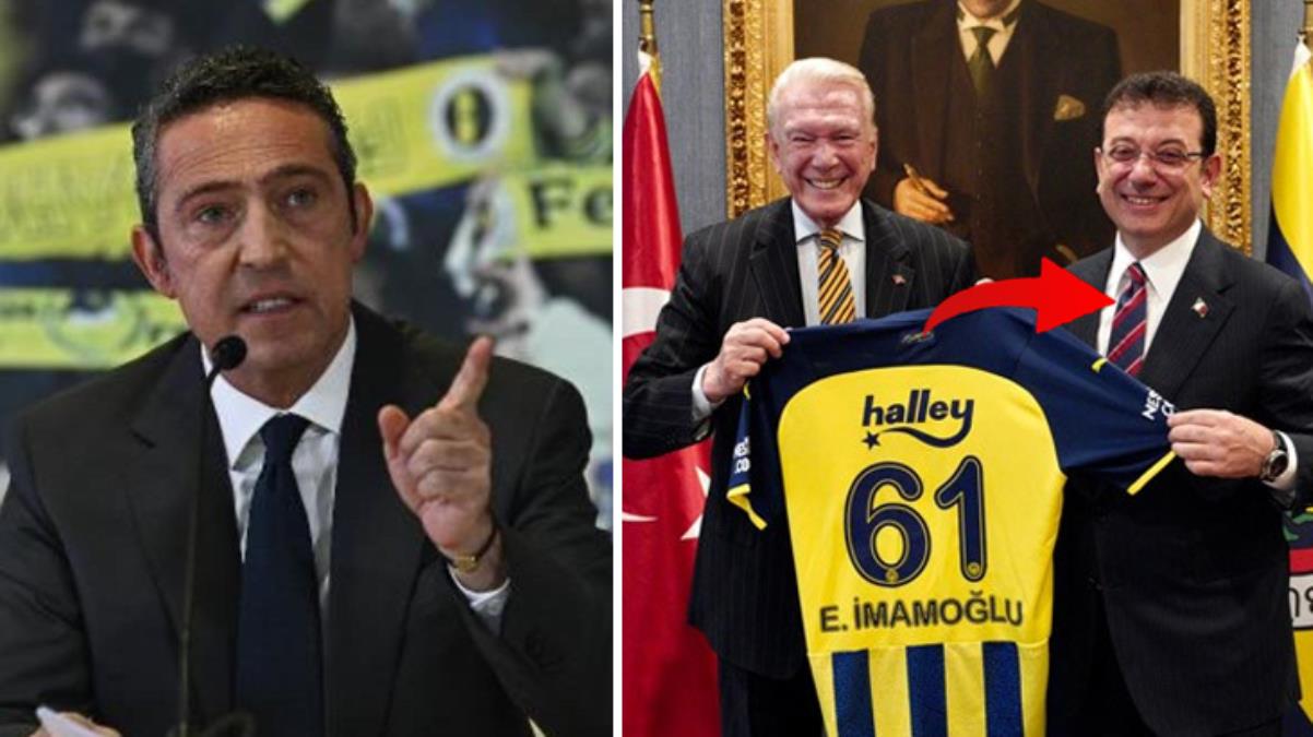 Ali Koç'tan, Uğur Dündar'ı ziyareti sırasında bordo-mavili kravat takan İmamoğlu'na zehir zemberek sözler!