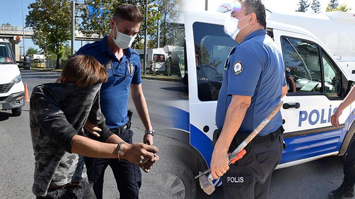 Asansör kabinini sökerken yakalandı! 'Recebim' türküsünü söyledi