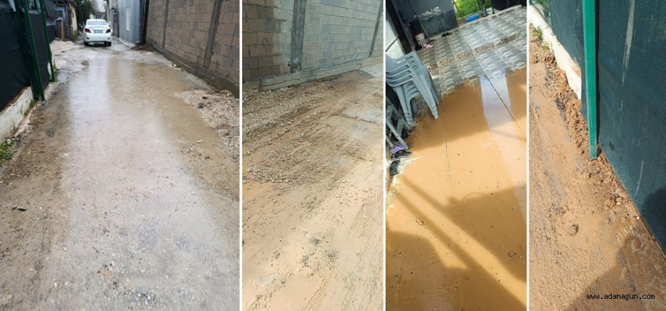 ASKİ'nin yaptığı çalışmanın ardından yapılmayan yollar, her yağmurda bataklığa dönüyor