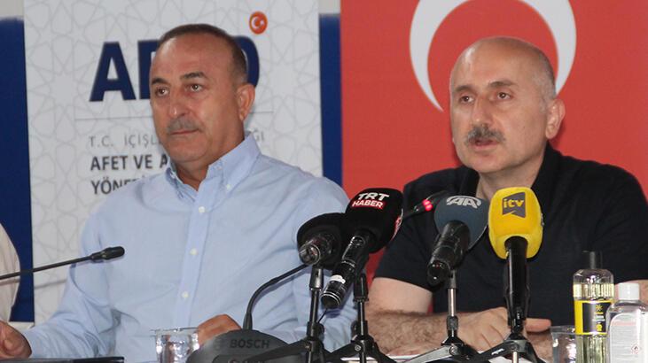 Bakanlar bölgede! Çavuşoğlu 'umutluyuz' diyerek duyurdu