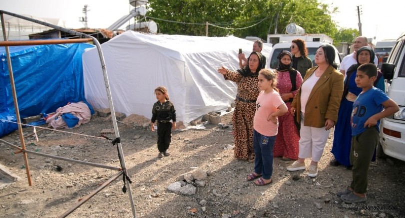 Başkan Vekili Akkan Yangından Etkilenen Aileleri Ziyaret Etti