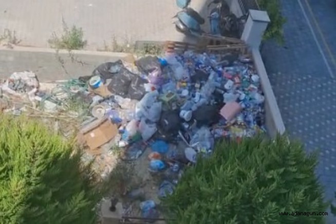 Boş bir araziye dökülen katı atık ve çöpler  tepki topladı