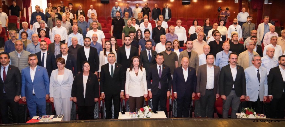 CHP Adana'da iki günlük yoğun program gerçekleştirdi 