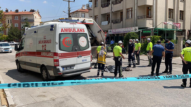 Çöp kamyonunun çarptığı kadın öldü