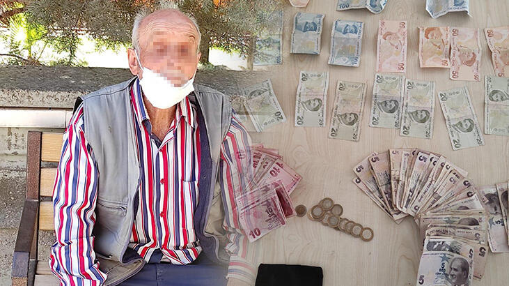 Dilencinin iç çamaşırından çıktı! Paralara el konuldu