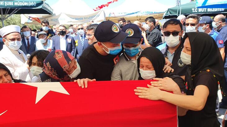 Düşen yangın söndürme uçağında hayatını kaybeden mühendis toprağa verildi