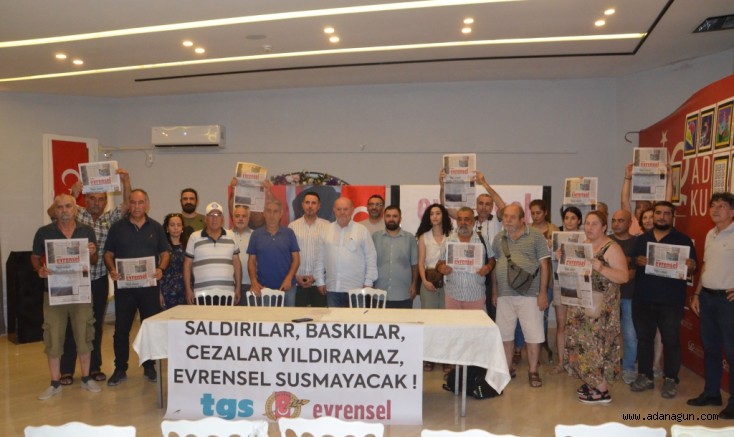 Evrensel’e silahlı saldırıya Adana’dan ortak tepki,