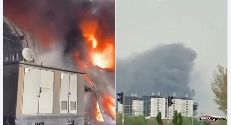 Geri dönüşümcüler sitesinde yangın çıktı