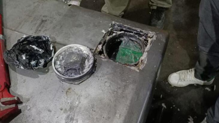 Gürbulak'ta, TIR'ın yakıt deposunda 84 kilo eroin ele geçirildi