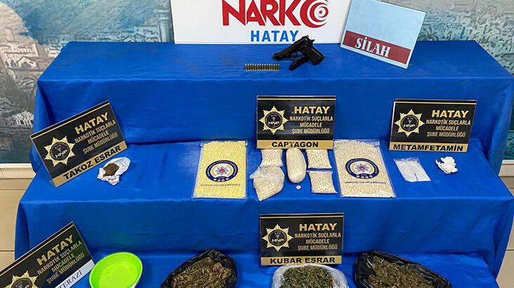 Hatay'da 11 bin 500 uyuşturucu hap ele geçirildi