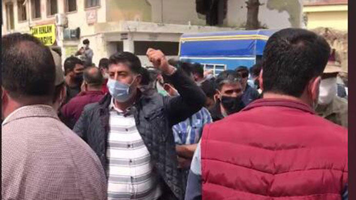 Hilvan’da kaçak trafo sökümünde gerginlik