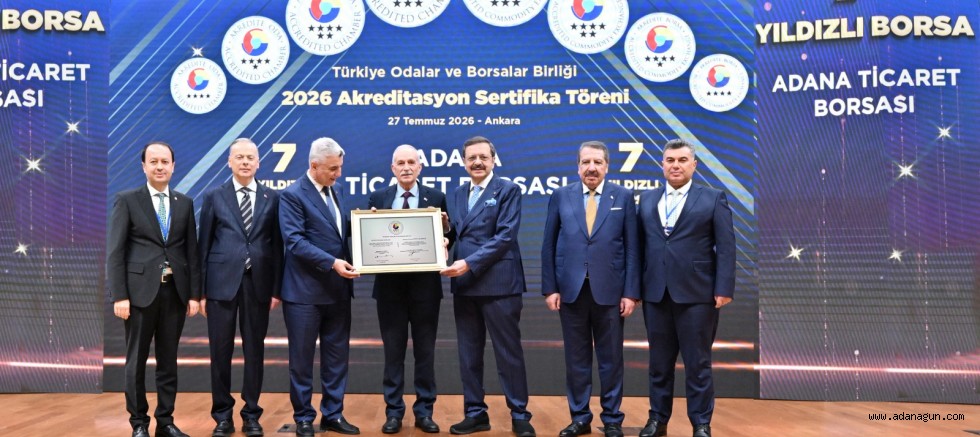 İLK VE TEK 7 YILDIZLI TİCARET BORSASI UNVANI ATB’NİN