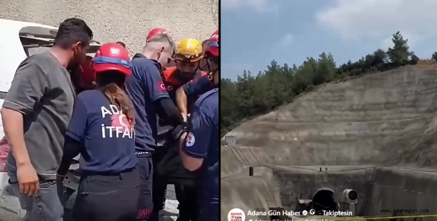 İmamoğlu’nda tünel göçüğü: 1 işçi hayatını kaybetti, 1 işçi yralı