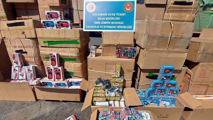 İzmir'de gümrük kaçağı 10 bin 330 oyuncak ele geçirildi!