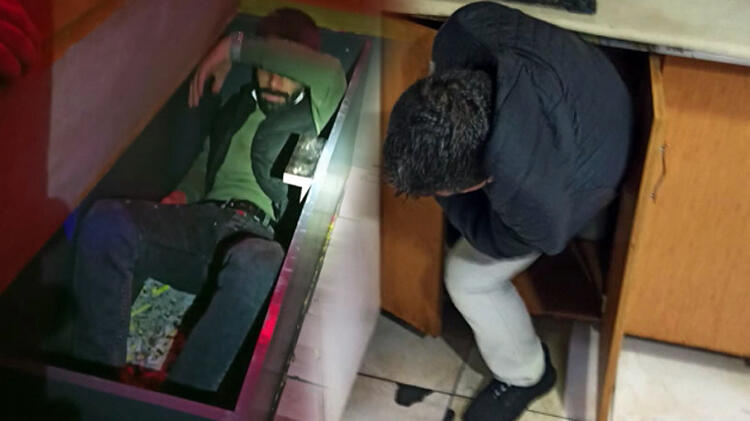 Konya'da şok baskın! Kanepe ve dolapta saklanırken yakalandılar