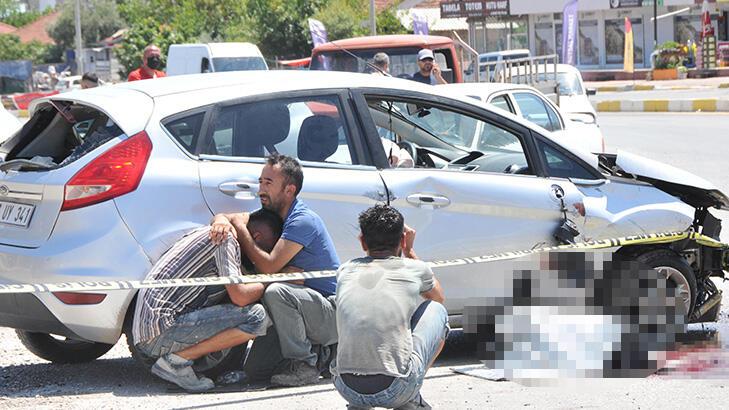 Korkunç kaza! Camından yola savrulduğu otomobil üzerine düşen Bedirhan öldü