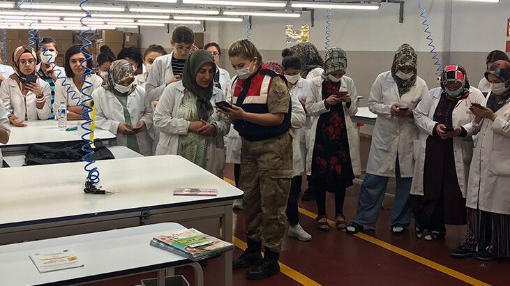 Malatya'da jandarma KADES uygulamasını tanıttı