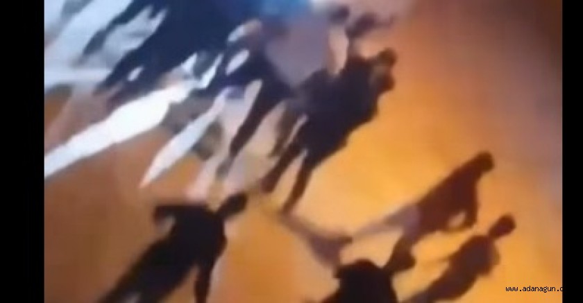 Polisten kaçıp, kaza yapan motosikletlilere vatandaştan meydan dayağı