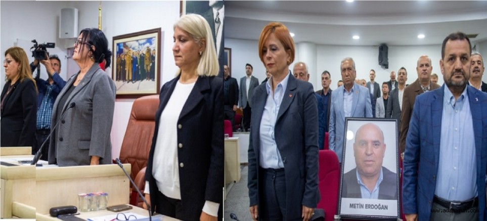 Seyhan Belediye Meclisi’nde Merhum Metin Erdoğan Anıldı