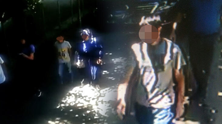 Sokakta çığlık! Çocuklarının yanında kabusu yaşadı