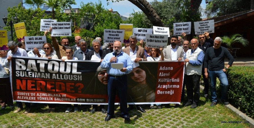 Adana'da Suriye’de Alevi  kadınlara yönelik kaçırma, baskı ve şiddet iddialarına ilişkin açıklama yapıldı
