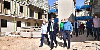  530 kişilik öğrenci yurdu bitme aşamasına geldi