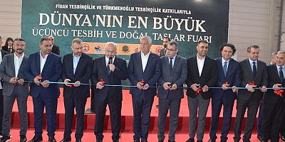  Adana 3. Tespih ve Doğal Taşlar Fuarı açıldı