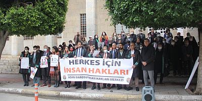 ADANA BAROSUNDAN İNSAN HAKLARI GÜNÜ AÇIKLAMASI