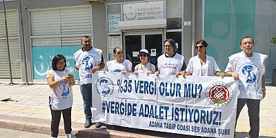  Adana'da 25 haftadır  Vergide Adalet eylemleri devam ediyor 