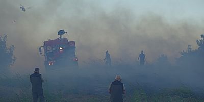 ADANA'DA ANIZ YANGINI ORMANA SIÇRADI