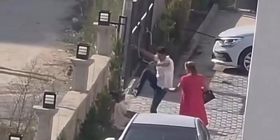Adana’da kadına sokak ortasında şiddet kamerada