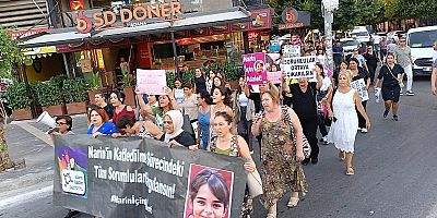 Adana'da kadınlar Narin için yürüdü