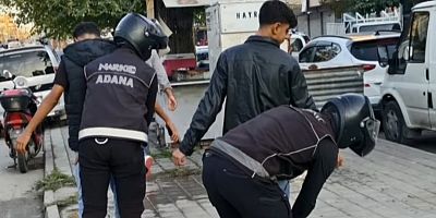 Adana'da Narko alan uygulaması yapıldı 