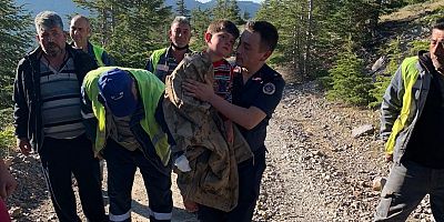 Adana'da ormanlık alanda kaybolan iki çocuk bulundu