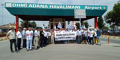 Adana Hava Limanı'nın kapatılmaması için ilk tepki BTS'den geldi