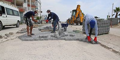 Adana’nın turizm ilçesi Karataş’ta hummalı çalışma
