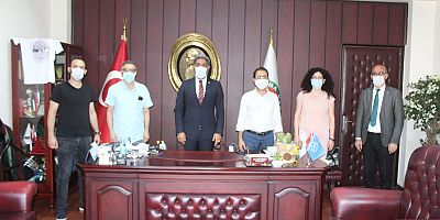 ADANA TABİP ODASI’NDAN BARO’YA GEÇMİŞ OLSUN VE TEBRİK ZİYARETİ