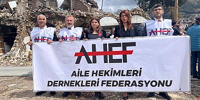 AİLE HEKİMLERİ HATAY’DA MESLEKTAŞLARINA DESTEK VERDİ