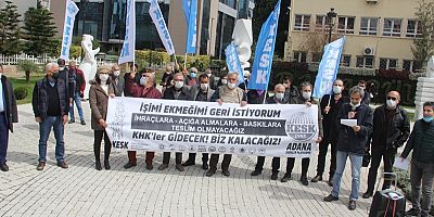 Ankara'ya başlatılan yürüyüşe destek açıklaması