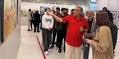 AZERBAYCANLI RESSAM VAHİD NOVRUZOV SANKO SANAT GALERİSİ’NDE SERGİ AÇTI