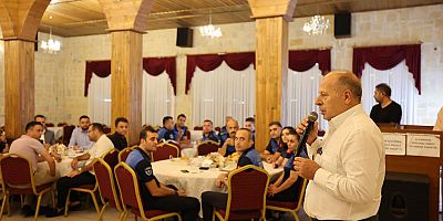 BAŞKAN DEMİRÇALI ZABITA EKİBİYLE KAHVALTIDA BULUŞTU