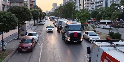 Çukurova Belediyesi tarafından, 26 çöp kamyonu ilçeye kazandırıldı