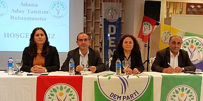 DEM Parti Adana'da adaylarını tanıttı