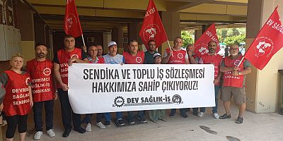 Dev Sağlık İş Çukurova Bölge Şubesi'nden baraj altında bırakılma tepkisi